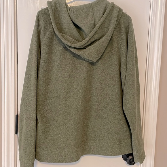 Carhartt L full zip, fleece with pockets and hood army green - Picture 4 of 4